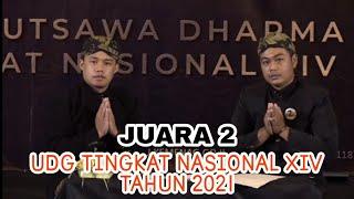 JUARA 2 KEKAWIN DEWASA PUTRA - UTSAWA DHARMA GITA TINGKAT NASIONAL XIV TAHUN 2021