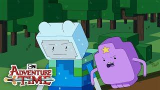 Finn vs Enderman Minecraft Episode  Adventure Time  Cartoon Network