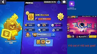 Brawl Stars Grind and ranked ROAD TO 50K TROPHIES Part 4 Playing with Viewers