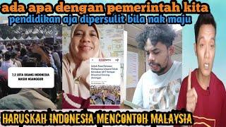 cikgu Ini cakap begitu susahnya kejar pendidikan dan cari pekerjaan di Indonesia‼️