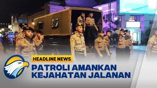 Patroli Kejahatan Jalanan Polrestabes Bandung Terjunkan 80 Personel