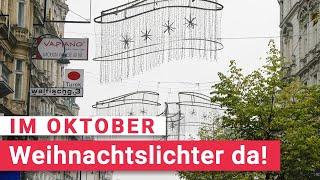 Wiener Weihnachtsbeleuchtung hängt schon im Oktober