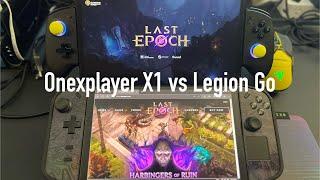 ONEXPLAYER X1 vs LEGION GO Last Epoch 1200p Gameplay