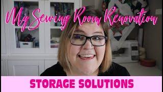 Sewing Room Renovation Project - Storage Solutions