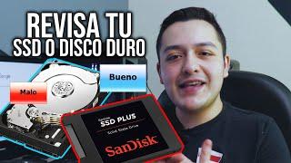 Revisa la salud de tu Disco Duro o SSD  NECESITAS HACERLO YA