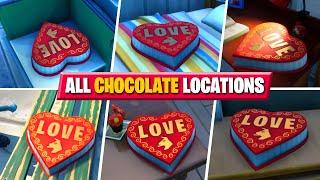 Collect Chocolate Boxes from Pleasant Park Holly Hedges or Retail Row Fortnite Week 11 Challenges