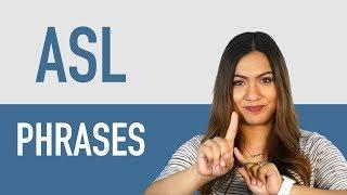 20+ Basic Sign Language Phrases for Beginners  ASL