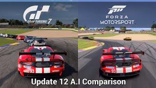 Gran Turismo 7 & Forza Motorsport - Update 12 Improved A.I Vs Sophy Comparison PS5 & XSX