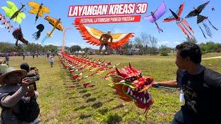 Festival Layangan Kreasi Unik di Pantai Telengria Pacitan 2024 - Kite Festival Layangan Naga