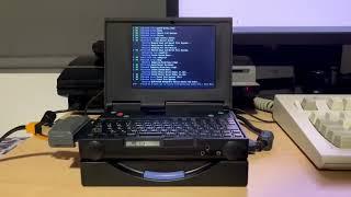 IBM PalmTop PC110 Booting into AOSC OSRetro