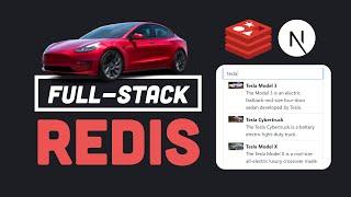 Is Redis the ONLY database you need?  Fullstack app from scratch with Next.js & Redis