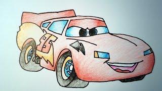 How To Draw Lightning McQueen - Disney Pixars Cars 3