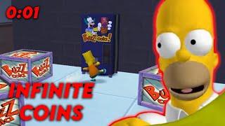 COIN GLITCH IS FASTER?? Simpsons Hit & Run