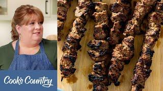 How to Make Shashlik-Style Grilled Beef Kebabs