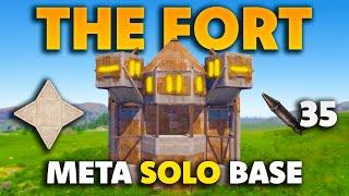 The Fort - The Ultimate Meta Solo Rust Base Design - Insane Shooting Floor & Bunkers - 2024