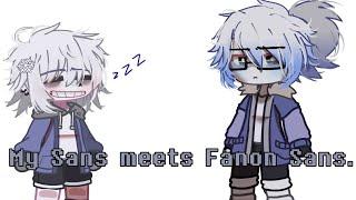 My Sans meets Fanon Sans  Umdertale 