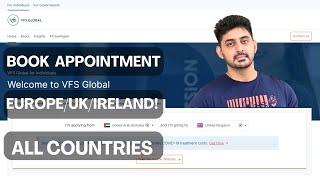 Book an Appointment With VFS Global  Visa Appointment