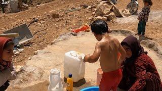 Bathing nomadic children ️Nomadic lifeNomadic Lor