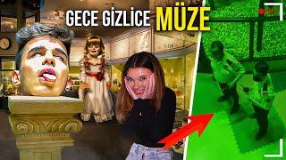 GECE GİZLİCE MÜZE DE KALMAK ? @siladundar1