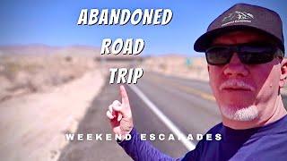 Abandoned Hwy road trip. Old Arrowhead Hwy to California Route 66 Amboy California ghost town.