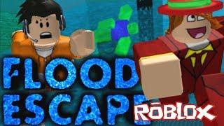 NEW ROBLOX FLOOD ESCAPE - Run for your life The Funniest Roblox Escape