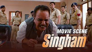 Singham Ajay Devgn takes on Corrupt Officer and Politician  Action-packed Movie Clip