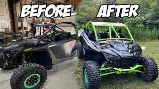 Polaris RZR Pro XP Cage Build with Front and Rear Bumpers