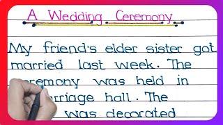 essay on wedding ceremony  essay on an indian wedding  paragraph on wedding ceremony in english