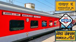 GORAKHPUR to GONDA via BARHNI Full Train Journey on 15065 Panvel Express