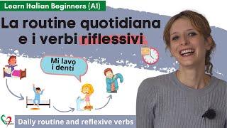 38. Learn Italian Beginners A1 I verbi riflessivi- Daily routine and reflexive verbs