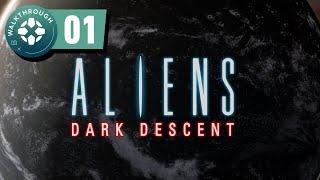 Aliens Dark Descent Gameplay Walkthrough - Prologue