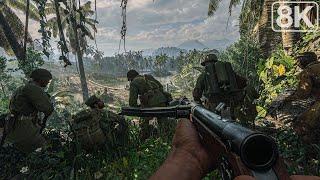 The Pacific War 1943 Battle of Piva Forks  Call of Duty Vanguard - 8K