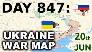Day 847 Ukraïnian Map
