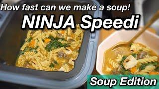 Easy Quick Soup with NINJA SPEEDI  How fast can I make this vegan soup?