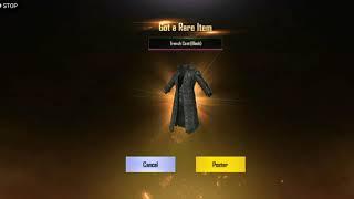 PUBG Mobile Trench coat in first try? 1% chance