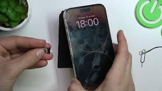 iPhone 14 Pro Max  Активация сим карты - Как вставить симку в iPhone 14 Pro Max