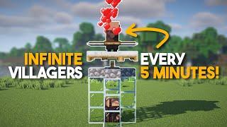 EASIEST Villager Breeder in Minecraft  INFINITE Villagers Minecraft 1.20