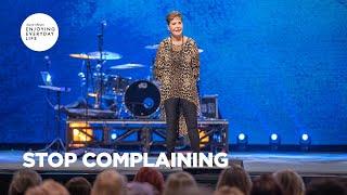 Stop Complaining  Enjoying Everyday Life  Joyce Meyer