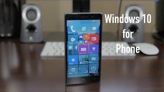 Trying out Windows 10 for phones