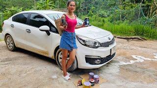 Genius Girl - Restores Car Front and Repaints Car to Help Farmers  Lành - Daily life