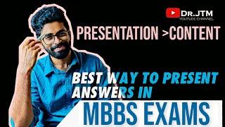 Best ways to write Answers in MBBS exams  A perfect answer sheet to score good marks  DrJT