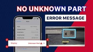 How to Remove iPhone 12 mini12 Pro Max Unknown Part Alert by Aftermarket Screens