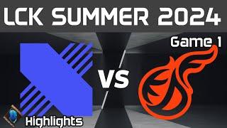 DRX vs KDF Highlights Game 1 LCK Summer 2024 DRX vs Kwangdong Freecs by Onivia