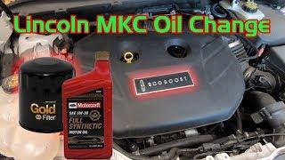 How to change the oil on a Lincoln MKC