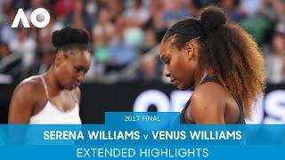 Serena Williams v Venus Williams Extended Highlights  Australian Open 2017 Final