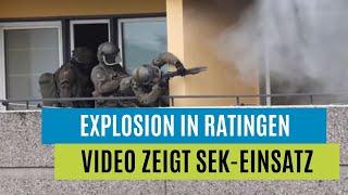 Video zeigt SEK-Einsatz nach Explosion in Ratingen