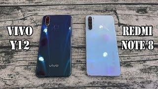 Vivo Y12 vs Xiaomi redmi note 8  SpeedTest and Camera comparison