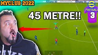 45 METRE FÜZE GOL CARLOS FRİKİK  NEYMAR ÇALIM ŞOV  PES 2022 Efootball 2022 RÜYA TAKIM #3