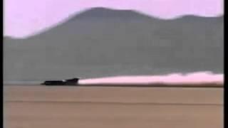 Thrust SSC sonic boom The fastest land vehicle