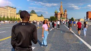 ⁴ᴷ RED SQUARE  Moscow walking tour - HDR Video